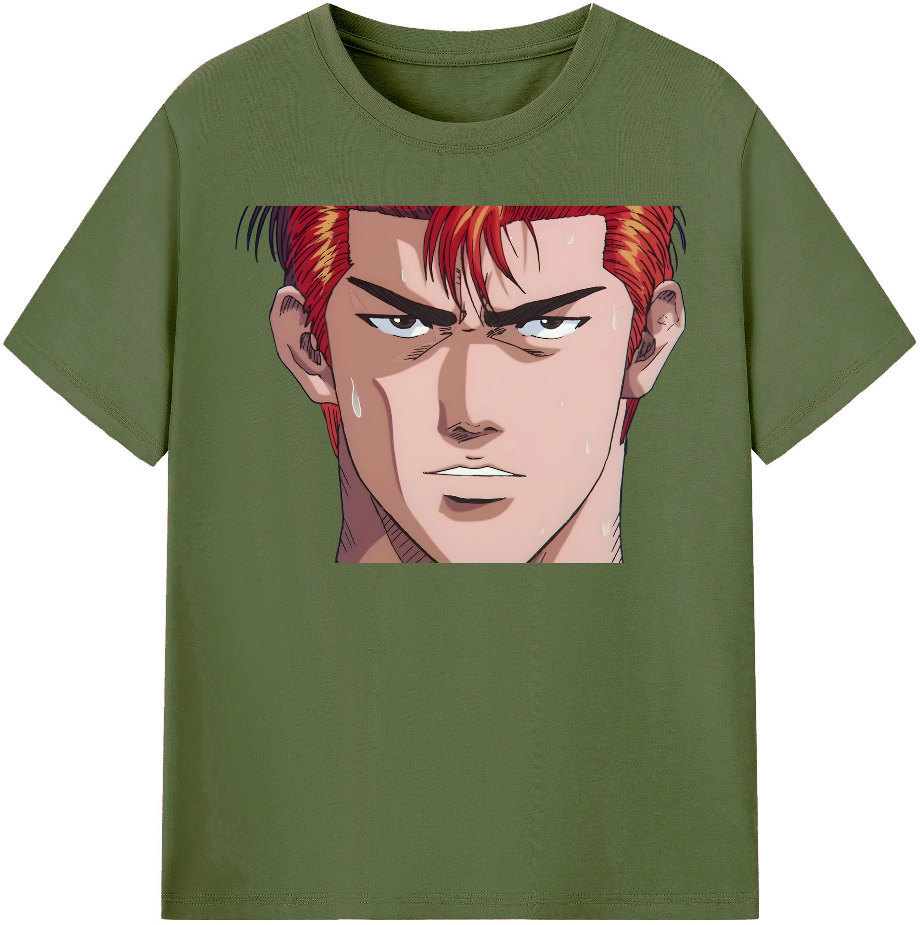 SLAM DUNK／スラムダンク 綿100％半袖Tシャツ（フロントプリント）